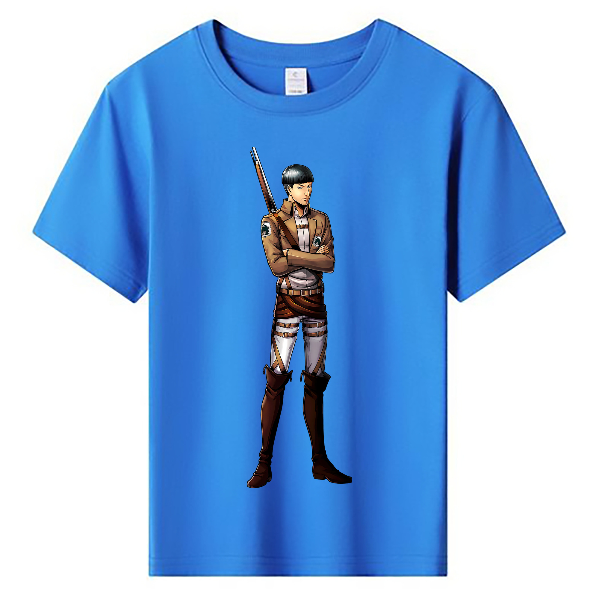 （画像用） 進撃の巨人 Attack on Titan 綿100％キッズTシャツ（フロントプリント）
